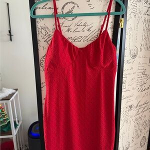 No Boundaries Vibrant Red Dress